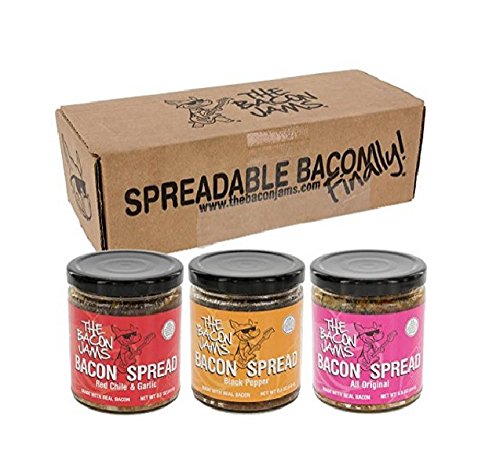 Bacon Spread: Three Jar Gift Set for Bacon Lovers