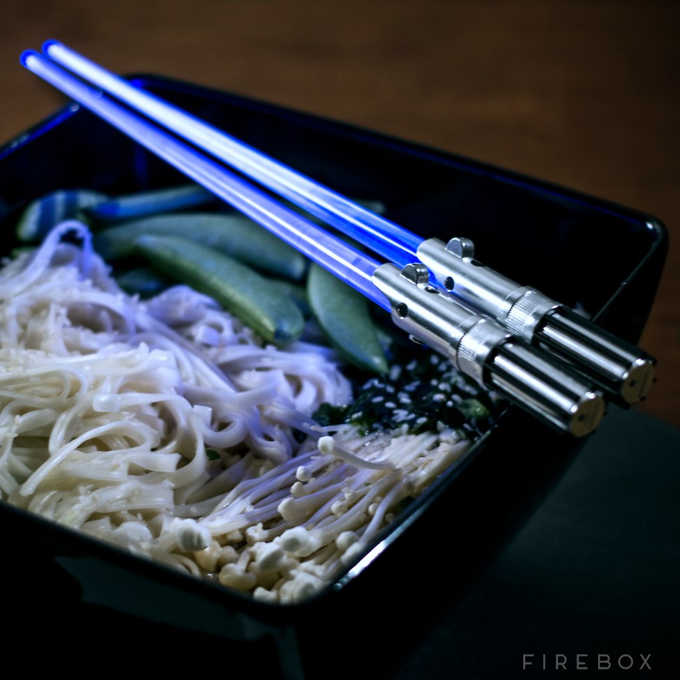 Lightsaber Chopsticks for Lovers of Star Wars and Ramen