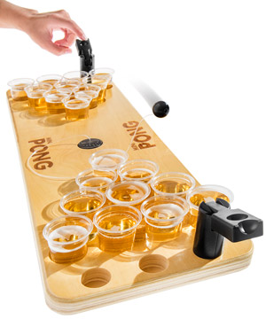 Partying in Small Spaces? You Need This Mini Beer Pong Table