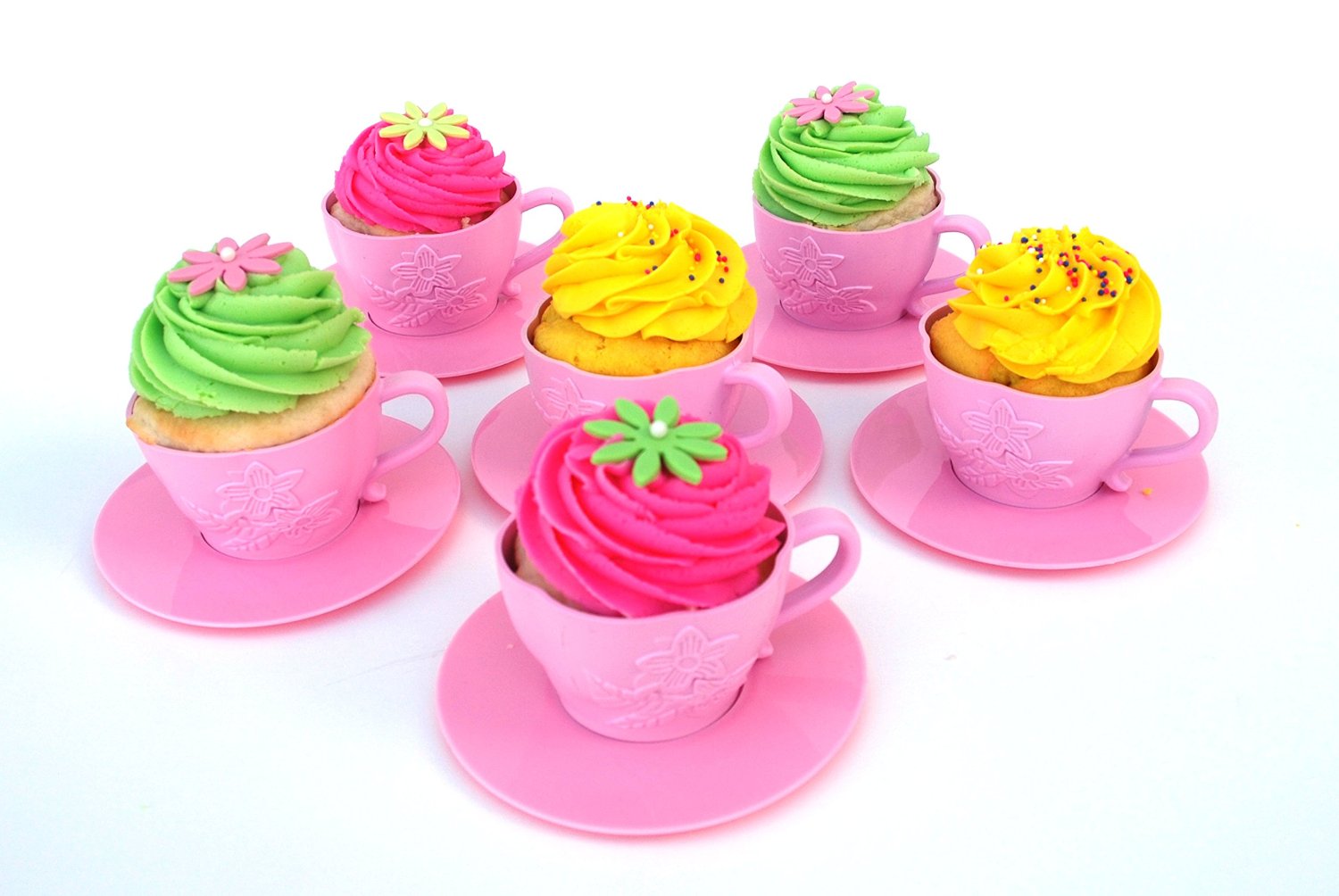 Silicone Teacup Cupcake Liners for Sweet Tea Parties