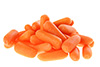 1 small bunch baby carrots