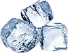 2  ice cubes