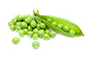 1 cup cooked frozen peas