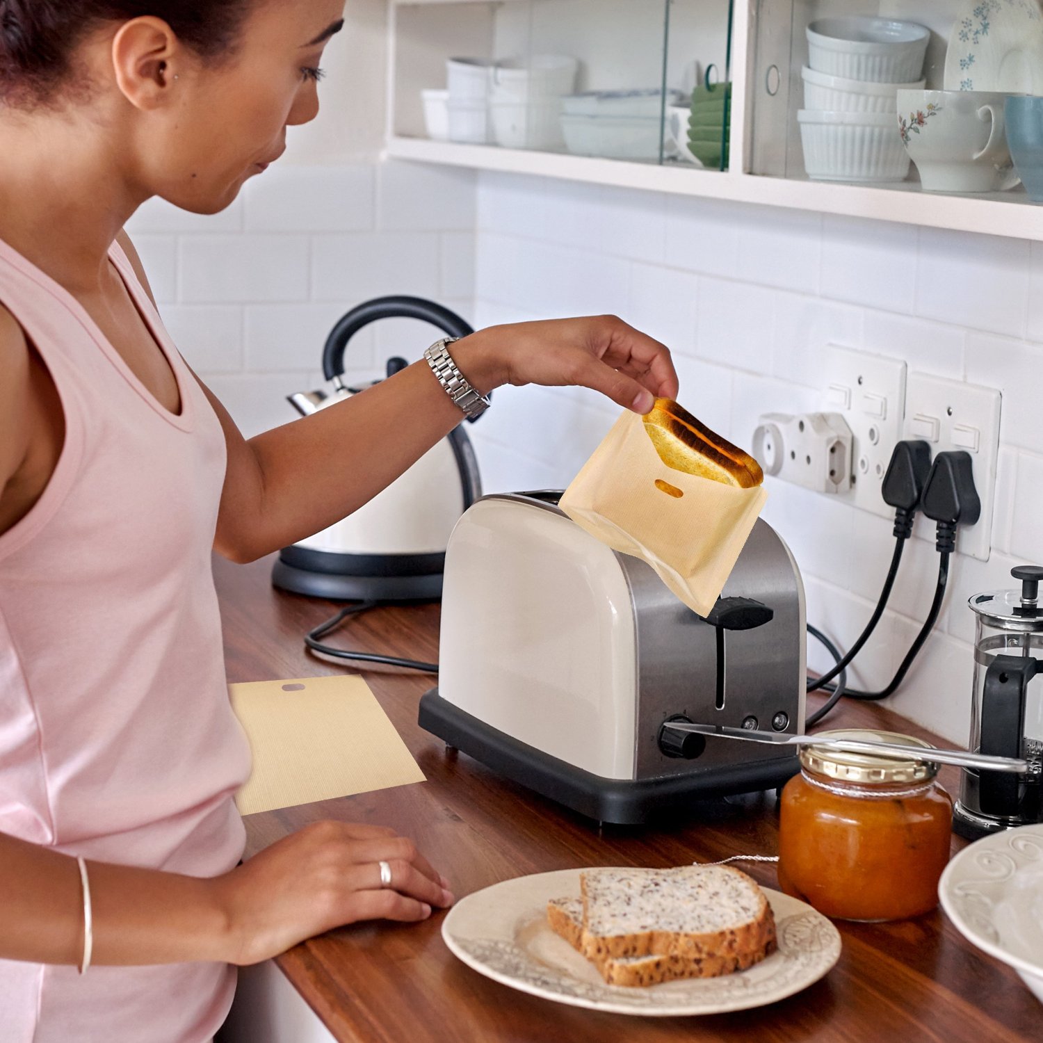 Gluten free toast thanks to toaster bags