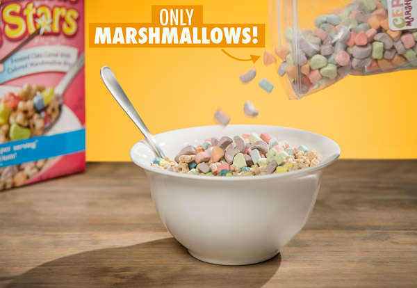 Cereal with Just Marshmallows