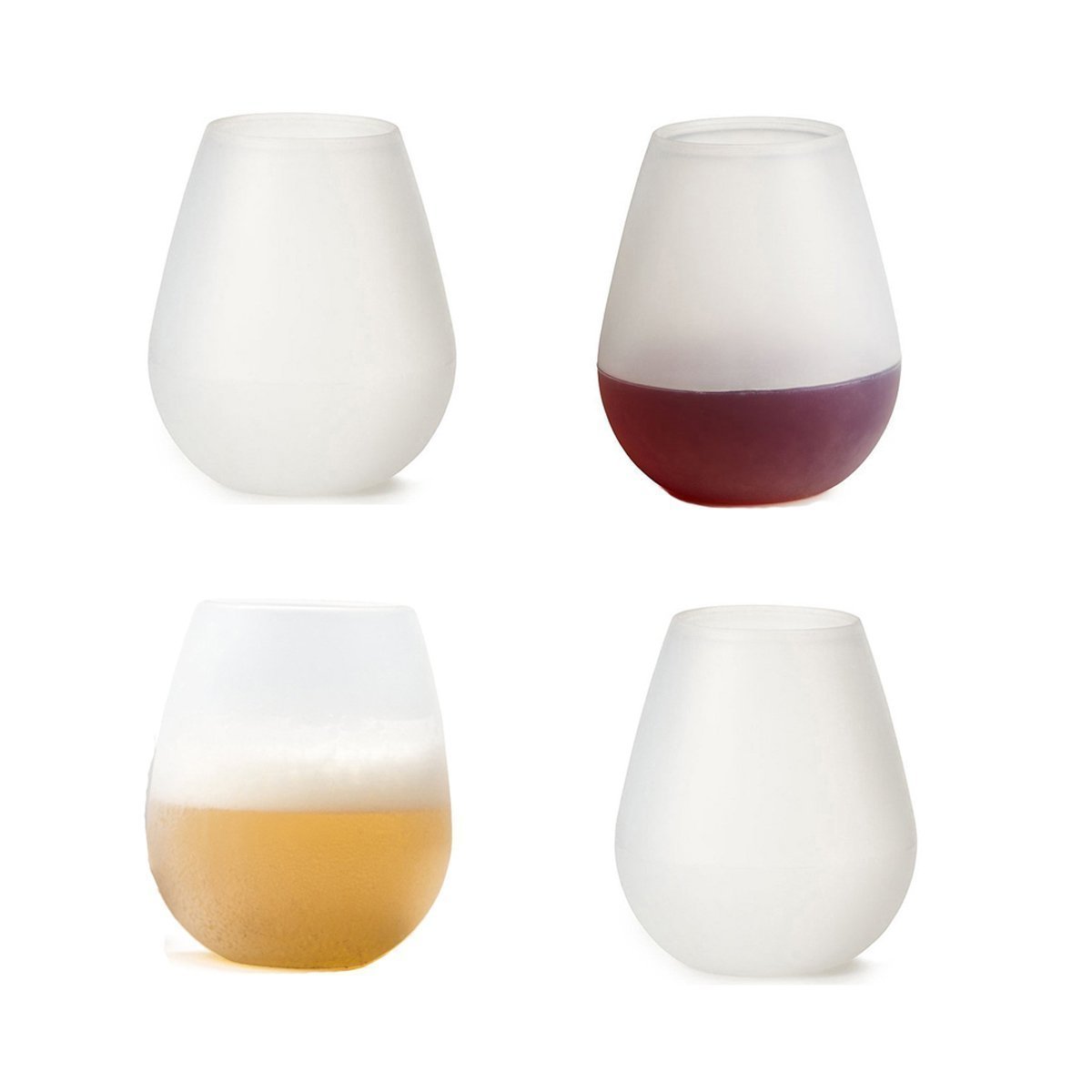 Unbreakable wine glasses (or unbreakable drinking glasses for beer, iced tea, etc.)