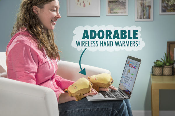Cute and functional wireless USB hand warmers