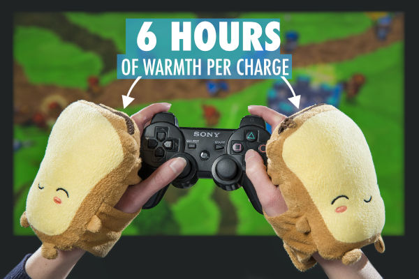 Play Playstation, send texts, work on your computer, keep your hands warm