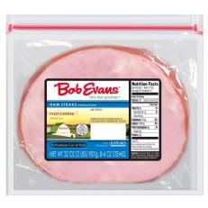 Bob Evans Fully Cooked Ham Steaks, 8 count, 32 oz