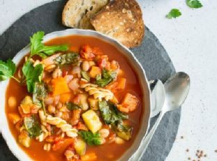 Winter Vegetable Minestrone Soup