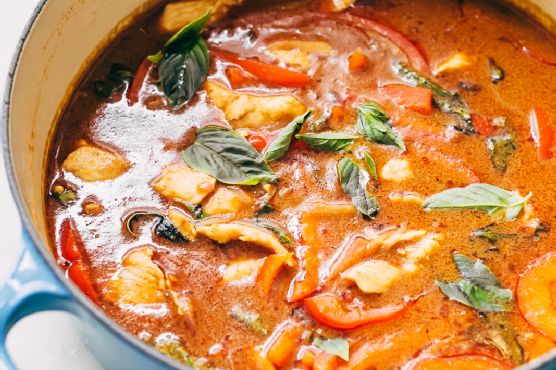 20 Minute Panang Chicken Curry
