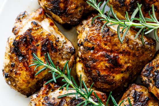 Easy grilled chicken thighs