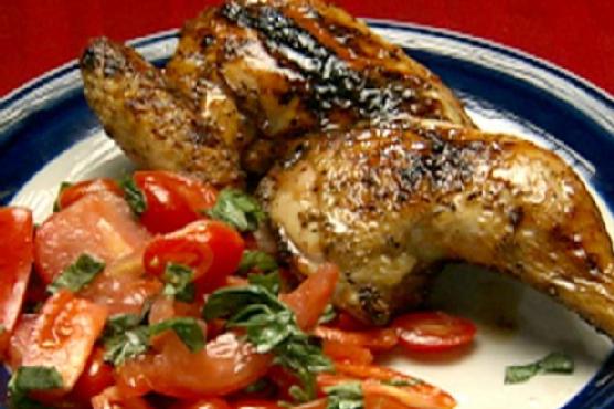 Jerk Chicken and Tomato Salad