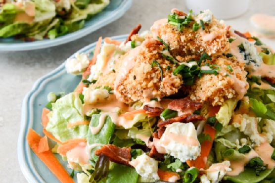 Crunchy Buffalo Chicken Salads