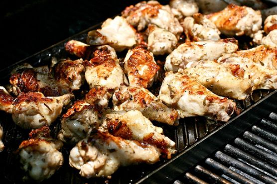 Grilled Rosemary Chicken Wings