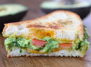 Guacamole Grilled Cheese Sandwich