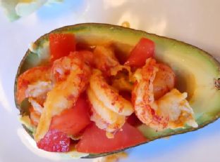 Avocado and Crawfish Appetizers