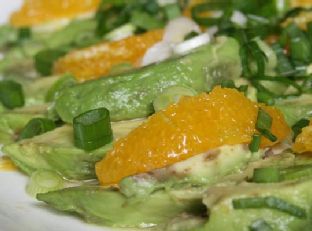 Avocado and Orange Salad With Orange-Ginger Dressing