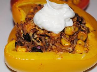 Blast Of Color Mexican Stuffed Bell Peppers