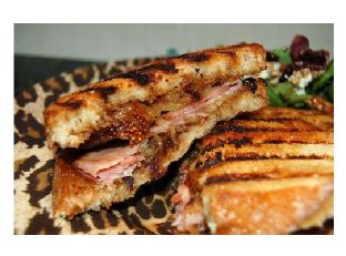 Grilled Ham and Swiss Sandwich