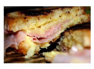 Grilled Ham, Cheese and Roasted Red Pepper Panini