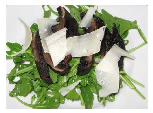 Grilled Portobello Salad With Shaved Parmigiano-Reggiano