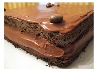 Mocha Layer Cake With Chocolate-Rum Cream Filling