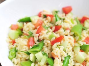 Orzo Salad With Vegetables and Herbs