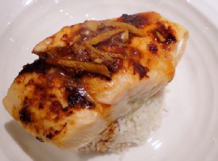 Oven Baked Salmon In Brown Miso
