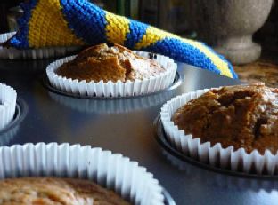 Protein Packed Carrot Muffins