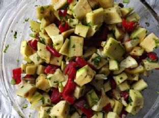 Simple Squash Salad