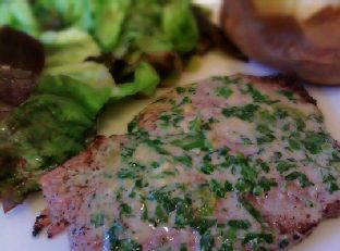 Steak With Blue Cheese Sherry Sauce