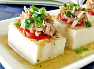 Tuna and Tofu Cold Dish
