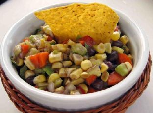 Vegetable Salsa With Black Beans & Avocado