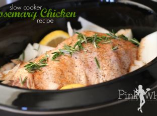Slow Cooker Rosemary Whole Chicken