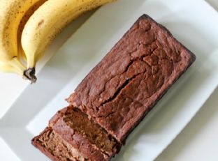 Skinny Chocolate Banana Bread