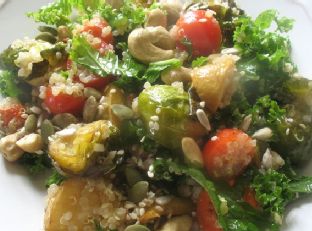 Quinoa Salad with Vegetables and Cashews