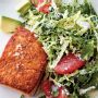 Pan-Roasted Salmon With Grapefruit-Cabbage Slaw