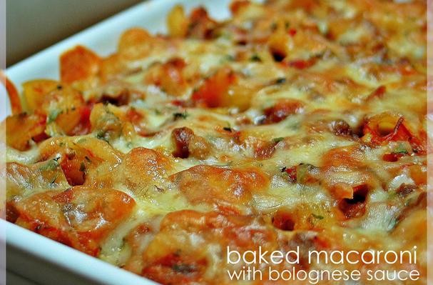 How To Make Baked Macaroni With Bolognese Sauce | Recipe