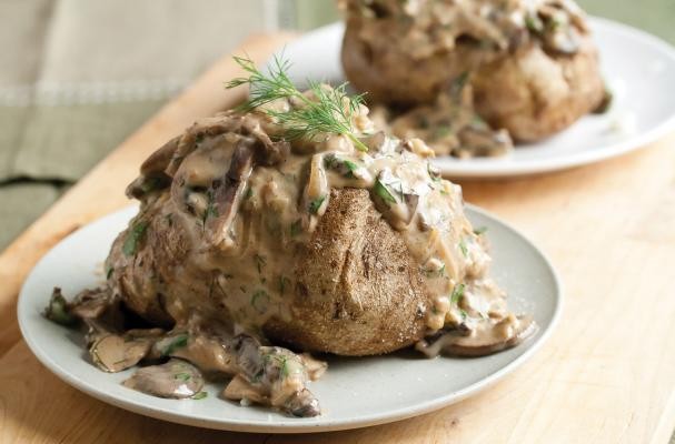 How To Make Baked Potatoes with Creamy Mushroom Ragout | Recipe