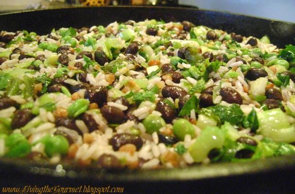 How To Make Black Beans & Green Peas With Rice & Barley | Recipe
