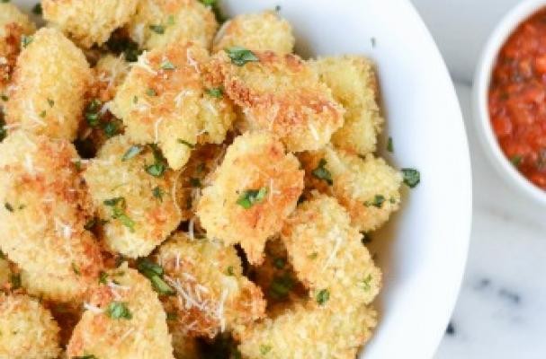 How To Make Crispy Italian Cauliflower Poppers Appetizer | Recipe