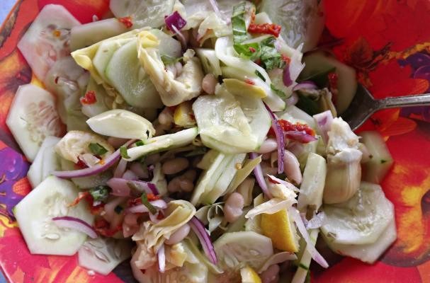 How To Make Cucumber and Cannellini Bean Side Salad | Recipe