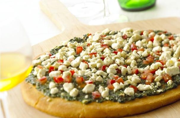 How To Make Goat Cheese Pesto Pizza | Recipe