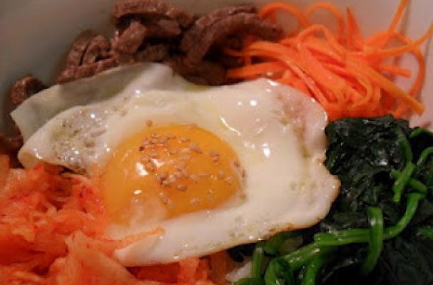 How To Make Korean Bibimbab (Rice w Vegetables & Beef) | Recipe