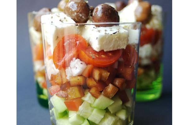 How To Make Layered Greek Salad | Recipe