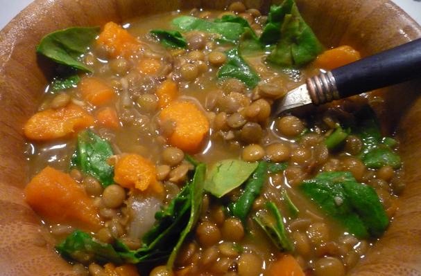 How To Make Lentil, Sweet Potato and Spinach Soup | Recipe