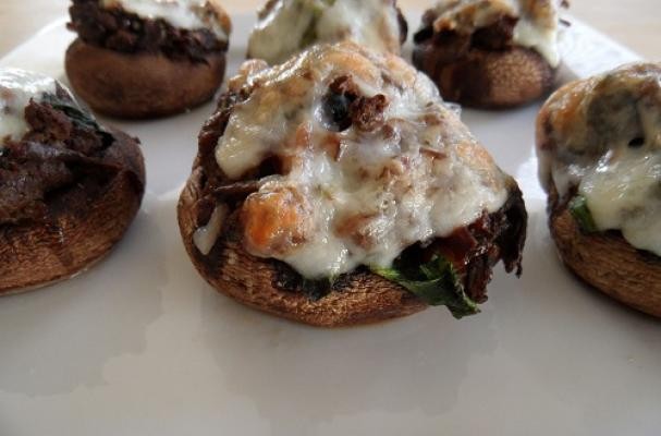 How To Make Meat & Spinach-Stuffed Portabella Mushrooms with Goat Cheese | Recipe