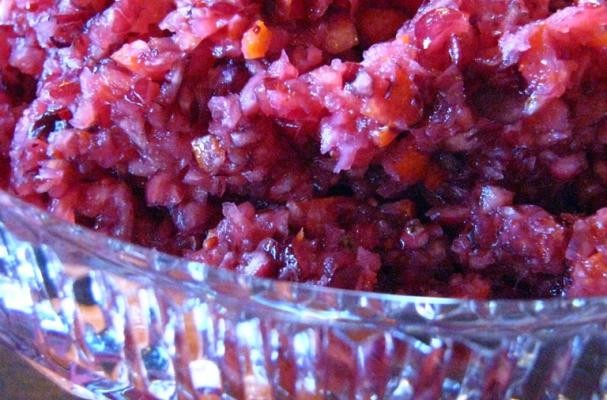 How To Make No Cook Cranberry Orange Relish | Recipe