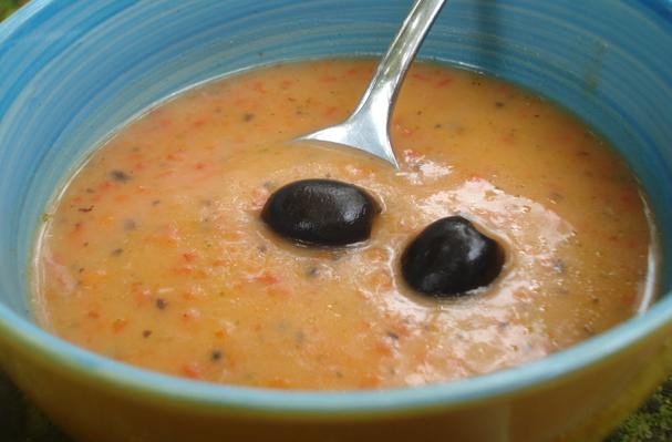 How To Make Potato Soup With Peppers and Olives | Recipe